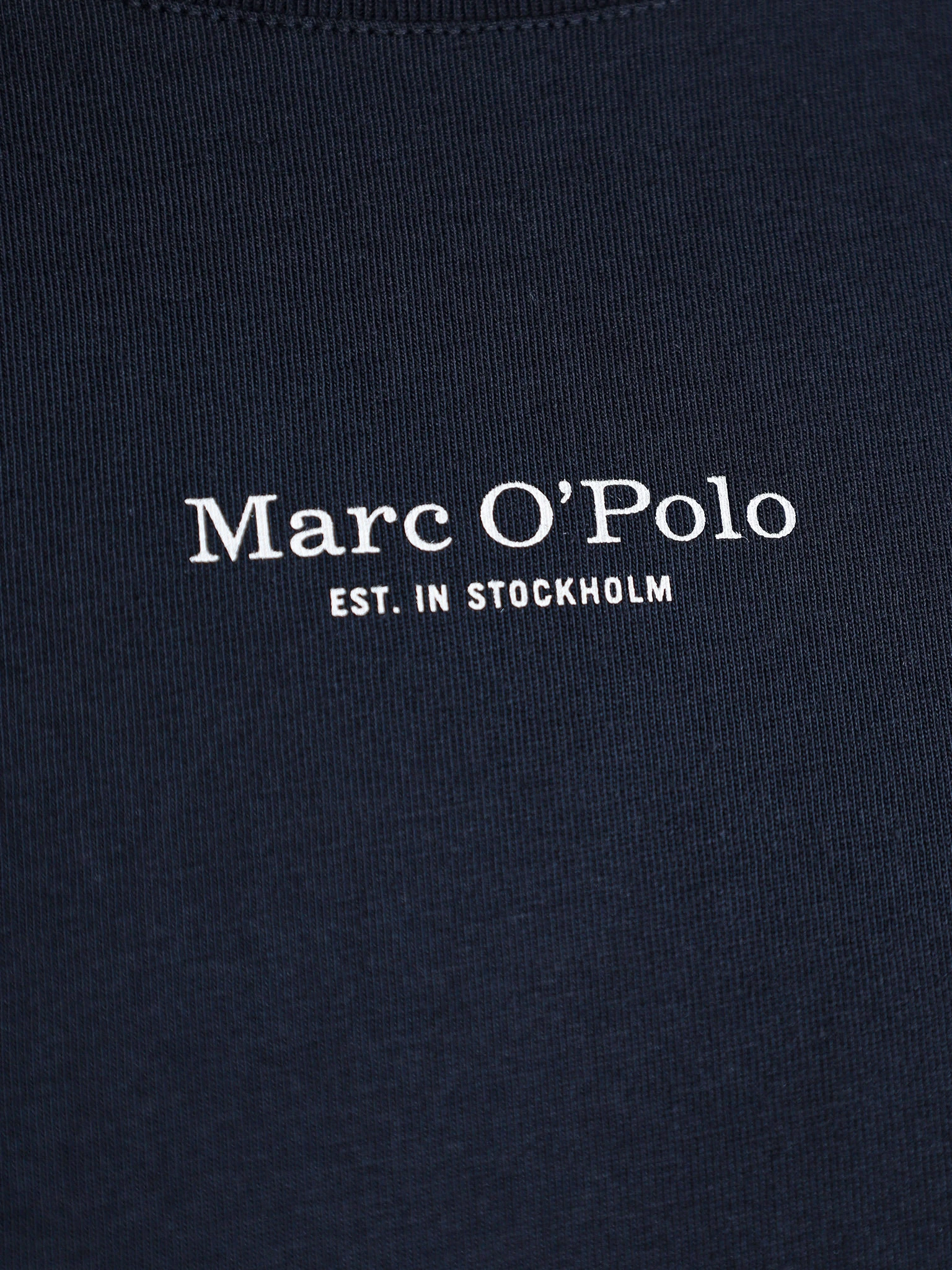 Футболка темно-синего цвета из хлопка